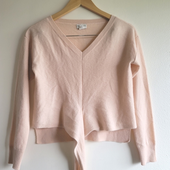Club Monaco,‎ Haylen Cashmere Sweater,  Soft Pink, Size XS - Picture 5 of 6